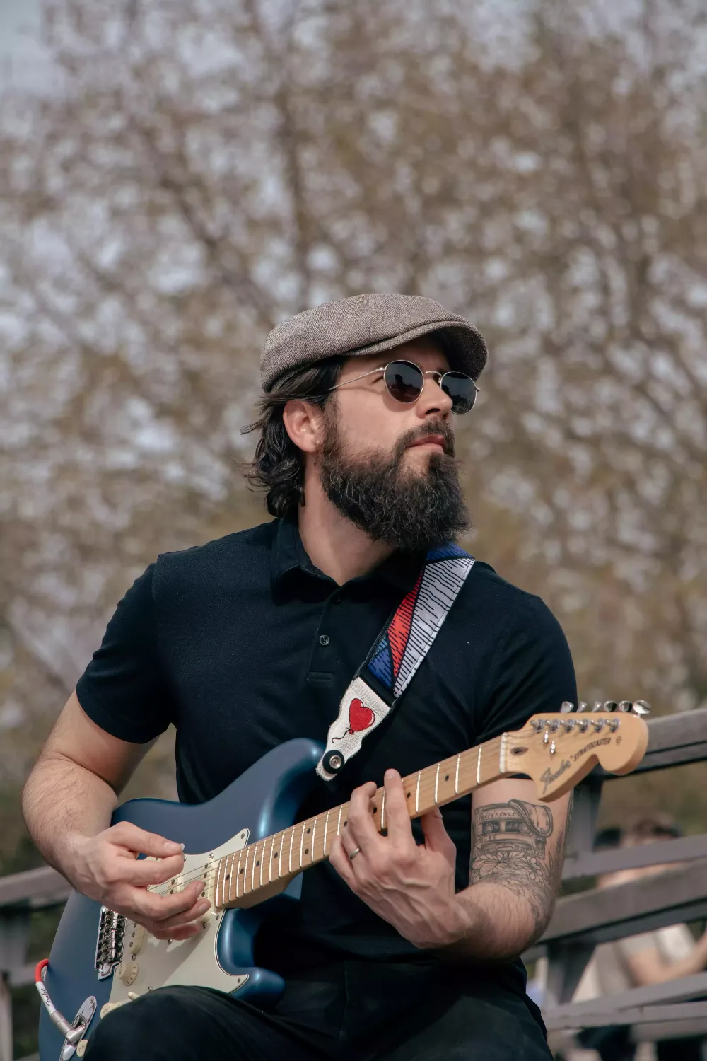 Guitare électrique sur scène